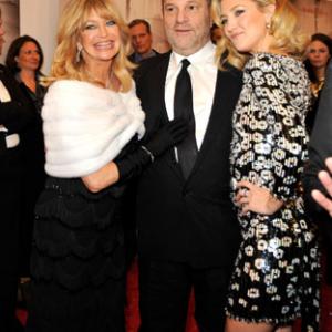 Goldie Hawn Kate Hudson and Harvey Weinstein at event of Nine 2009