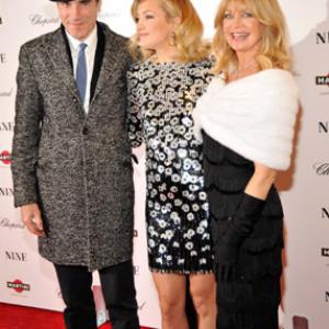 Daniel Day-Lewis, Goldie Hawn and Kate Hudson at event of Nine (2009)