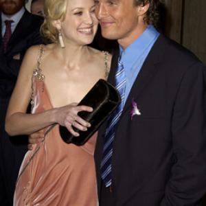 Matthew McConaughey and Kate Hudson at event of How to Lose a Guy in 10 Days 2003
