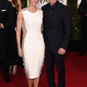 William H Macy and Felicity Huffman at event of 72nd Golden Globe Awards 2015