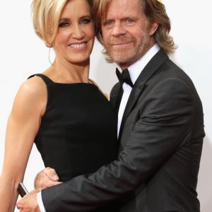 William H Macy and Felicity Huffman at event of The 66th Primetime Emmy Awards 2014