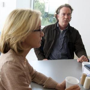 Still of Timothy Hutton and Felicity Huffman in American Crime 2015