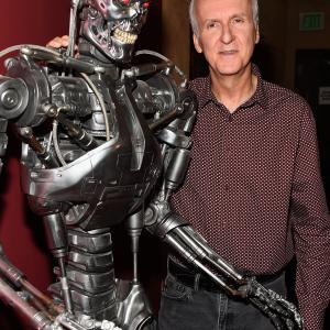 James Cameron and Gale Anne Hurd at event of Terminatorius 1984