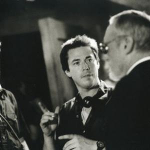 Kevin Noland directs Dennis Hopper and Joshua Jackson in the film Americano.