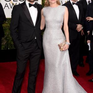 Joshua Jackson and Diane Kruger at event of 72nd Golden Globe Awards (2015)