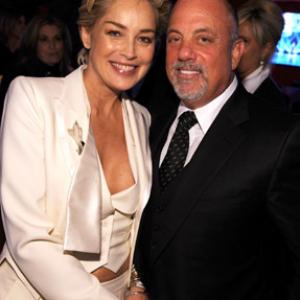 Sharon Stone and Billy Joel at event of The 80th Annual Academy Awards 2008