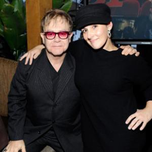 Ricki Lake and Elton John