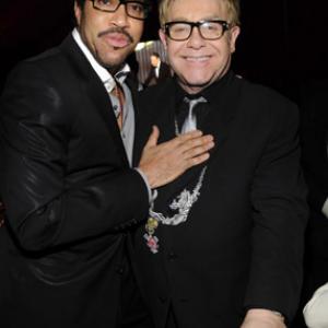 Elton John and Lionel Richie at event of The 80th Annual Academy Awards (2008)