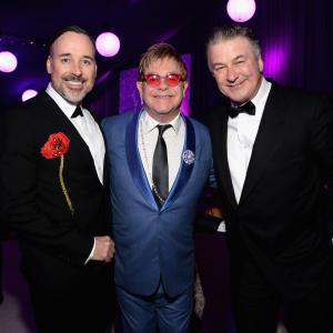 Alec Baldwin, Elton John, David Furnish