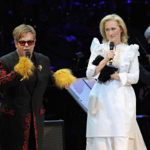 Meryl Streep and Elton John