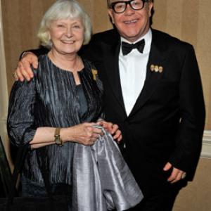 Elton John and Joanne Woodward