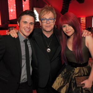 Elton John and Allison Iraheta at event of The 82nd Annual Academy Awards (2010)