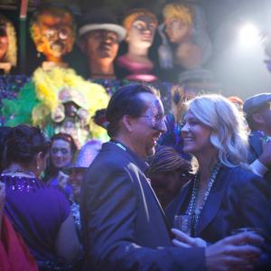 Still of Nicolas Cage and January Jones in Seeking Justice 2011