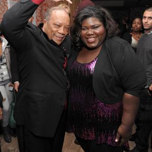 Quincy Jones and Gabourey Sidibe at event of Precious 2009