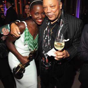 Quincy Jones and Lupita Nyongo