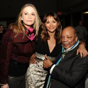 Quincy Jones, Peggy Lipton and Rashida Jones at event of Celeste & Jesse Forever (2012)
