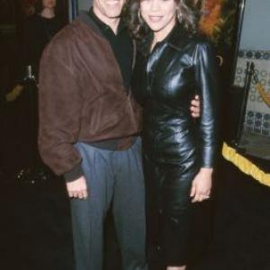 Rosie Perez and Jeffrey Katzenberg at event of The Road to El Dorado 2000