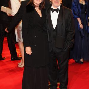 Steven Spielberg and Kathleen Kennedy at event of Karo zirgas 2011