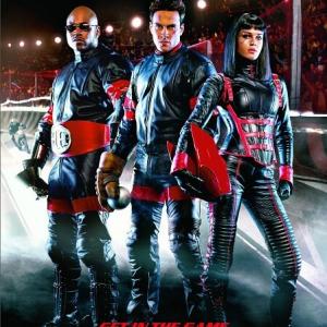 Chris Klein LL Cool J and Rebecca Romijn in Rollerball 2002