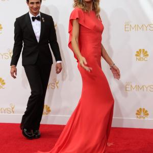Heidi Klum and Zac Posen at event of The 66th Primetime Emmy Awards 2014