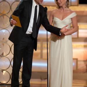 The Golden Globe Awards  66th Annual Telecast David Duchovny Jane Krakowski