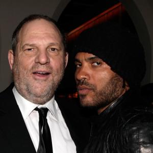 Lenny Kravitz and Harvey Weinstein