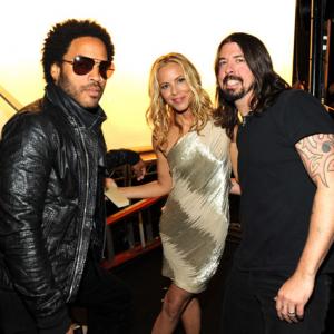 Maria Bello Lenny Kravitz and Dave Grohl