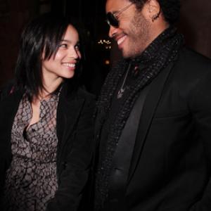 Lenny Kravitz and Zoë Kravitz