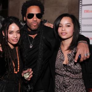 Lisa Bonet, Lenny Kravitz and Zoë Kravitz