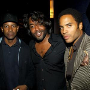 Denzel Washington, Lenny Kravitz and Lee Daniels at event of Shadowboxer (2005)