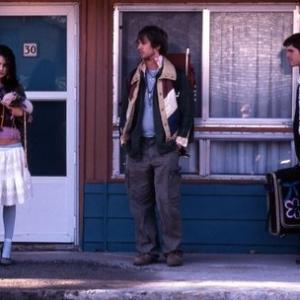 Mila Kunis, Benjamin Gourley and Jon Heder in Moving McAllister (2007)