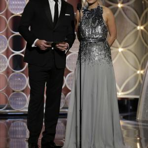 Mila Kunis and Channing Tatum at event of 71st Golden Globe Awards 2014
