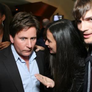 Demi Moore, Emilio Estevez and Ashton Kutcher
