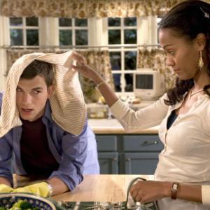 Ashton Kutcher l and Zo Saldaa star in Columbia PicturesRegency Enterprises new comedy Guess Who