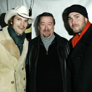 Ashton Kutcher Geoffrey Gilmore and Jason Goldberg at event of The Butterfly Effect 2004