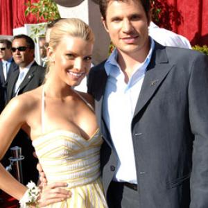 Nick Lachey and Jessica Simpson at event of ESPY Awards (2005)