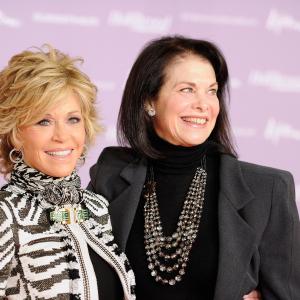 Jane Fonda and Sherry Lansing