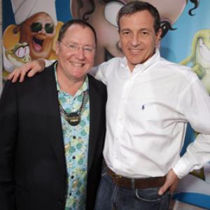 John Lasseter and Robert A. Iger at event of The Princess and the Frog (2009)