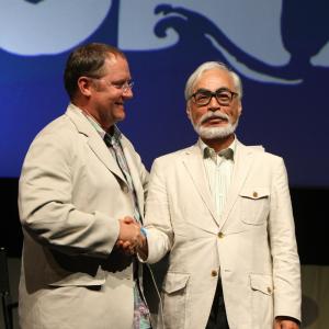 John Lasseter and Hayao Miyazaki