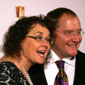 John Lasseter and his wife Nancy