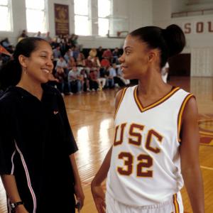 Still of Sanaa Lathan and Gina PrinceBythewood in Love amp Basketball 2000