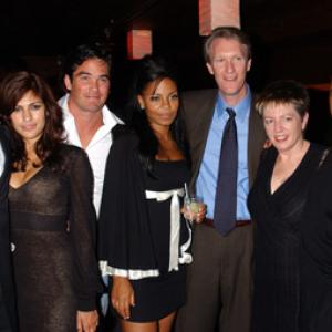 Dean Cain, Carl Franklin, Sanaa Lathan, Chris McGurk, Eva Mendes and Neal H. Moritz at event of Out of Time (2003)