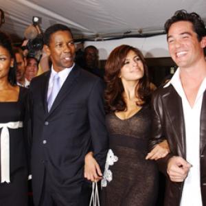 Denzel Washington Dean Cain Sanaa Lathan and Eva Mendes at event of Out of Time 2003