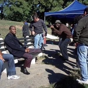 Left to Right: Sanaa Lathan, Taye Diggs and Director/Writer Rick Famuyiwa on the set of Brown Sugar