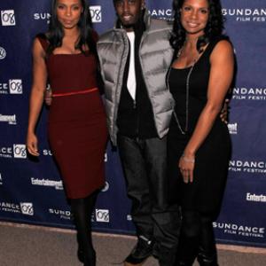 Sean Combs Sanaa Lathan and Audra McDonald at event of A Raisin in the Sun 2008