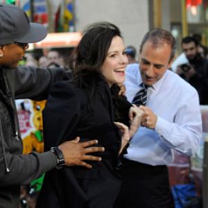 Mary-Louise Parker, LL Cool J and Matt Lauer