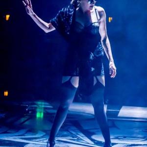 Lucy Lawless as Velma Kelly in Chicago The Musical in the Auckland Theatre Company production of Chicago