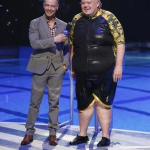 Still of Louie Anderson and Joseph Lawrence in Splash (2013)