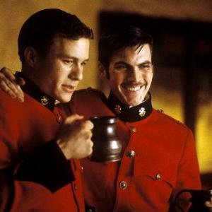 (Left to right) Heath Ledger as Harry and Wes Bentley as Durrance