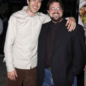Kevin Smith and Jason Lee at event of Jay and Silent Bob Strike Back 2001